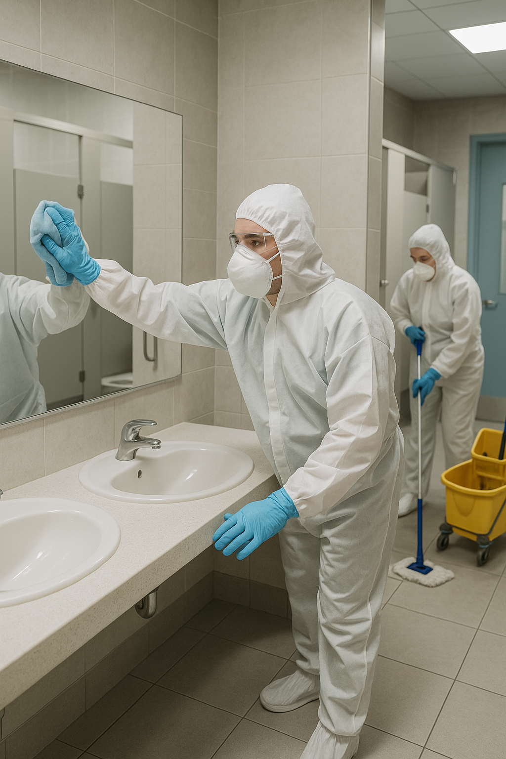 Limpieza de sanitarios y regaderas